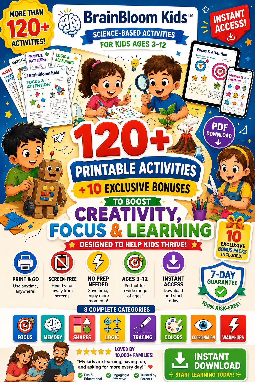 Brainbloom Kids Mega Printable Pack