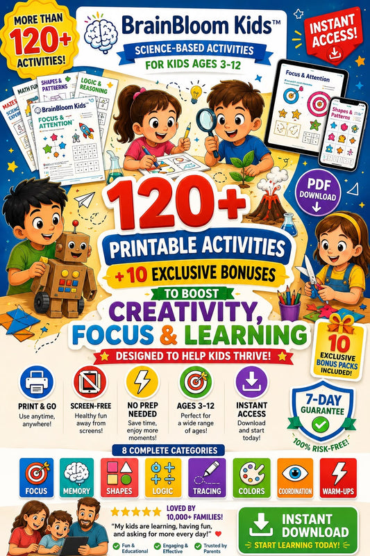 Brainbloom Kids Mega Printable Pack