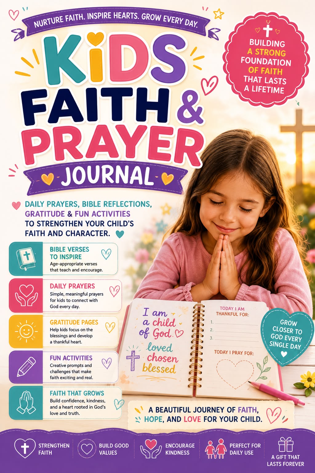 Kids Faith &amp; Prayer Journal